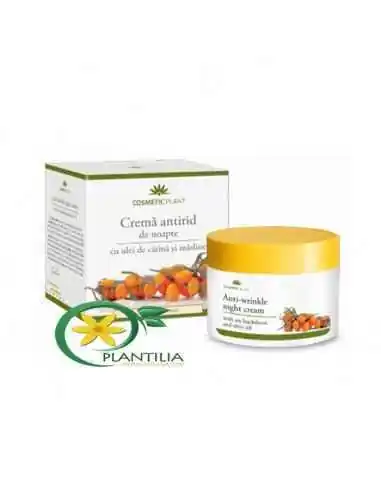 Crema Antirid Noapte cu Catina si Masline 50 ml Cosmetic Plant, Sanatatea pielii