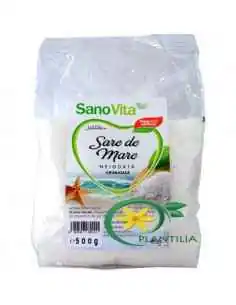 Sare de Mare Grunjoasa Neiodata 500g  Sanovita, REDUCERI