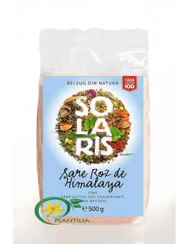 Sare roz de Himalaya Fina 500g Solaris, REDUCERI