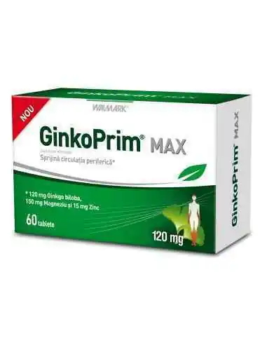 GinkoPrim Max 120mg 60tb Walmark, Sistemul nervos