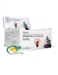 Vitamine si Minerale Junior 60 plicuri Alevia, VITAMINE SI MINERALE