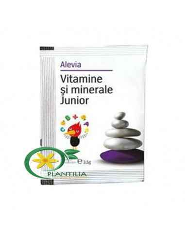 Vitamine si Minerale Junior plic  Alevia, VITAMINE SI MINERALE