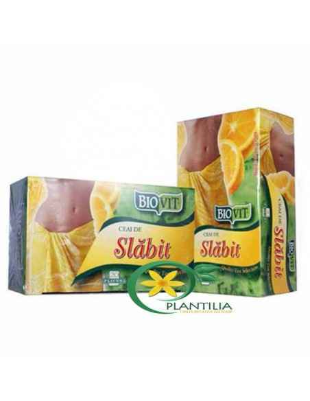 Ceai pentru slăbit cu lămâie- Biovit, Naturavit, 50 gr | parapantapitesti.ro