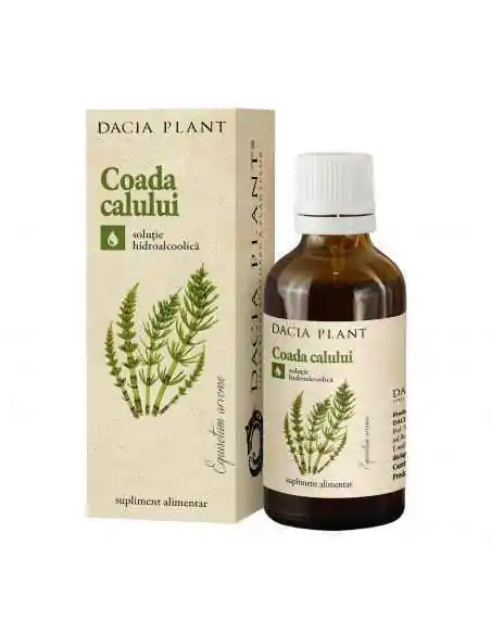 Tinctura Coada Calului 50ml Dacia Plant, TINCTURI CU ALCOOL