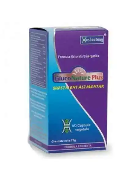 GlucoNature Plus  (diabet de tip 1) 60cps Darmaplant, Terapia Diabetului