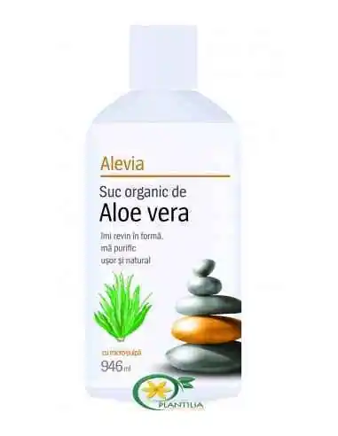 Suc ecologic de Aloe Vera 1000 ml - Alevia, VITAMINE SI MINERALE