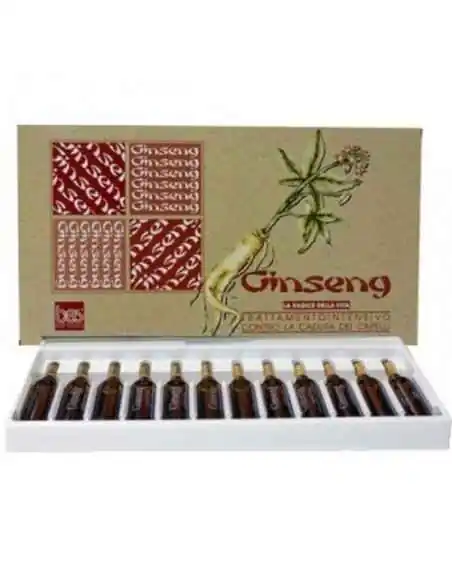 Lotiune contra caderii parului cu Ginseng 12 fiole Bes Beauty & Science, REMEDII NATURISTE