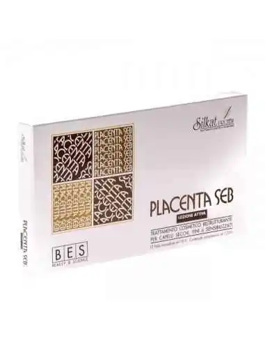 Lotiune pentru regenerarea parului Placenta Seb 12 fiole Bes Beauty & Science, REMEDII NATURISTE