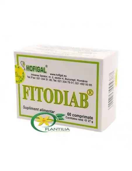 Fitodiab 60 cpr Hofigal, Terapia Diabetului
