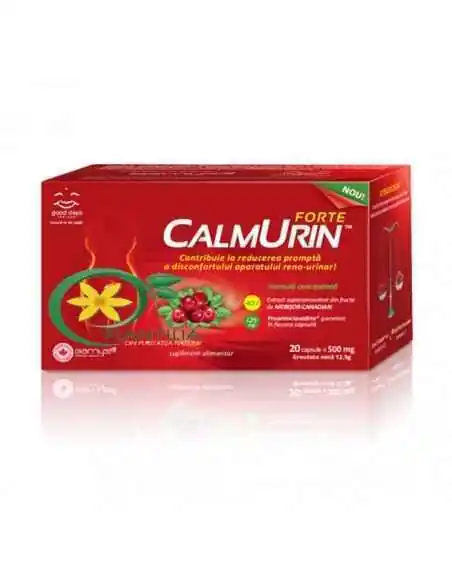 CalmUrin Forte 20 cps, REMEDII NATURISTE