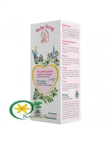 Ulei pentru Pielea Capului si Masaj Bebe Drag 250ml, Sarcina si alaptare