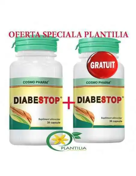 DIABESTOP 30 +30 capsule GRATUIT Cosmo Pharm, Terapia Diabetului