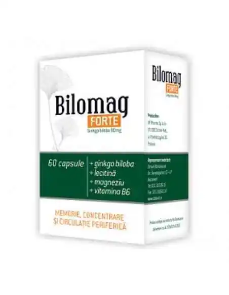 Bilomag Forte Memorie si Concentrare 60 cps Zdrovit, Sistemul nervos
