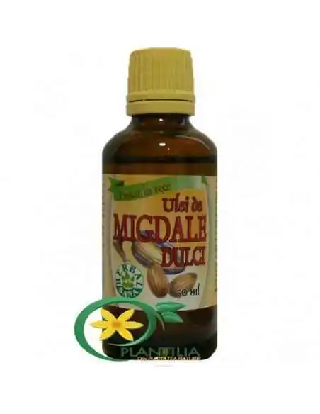 Ulei migdale dulci 50ml Herbavit, ULEIURI VEGETALE