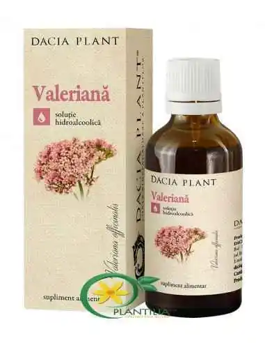 Tinctura Valeriana 50 ml Dacia Plant, TINCTURI CU ALCOOL