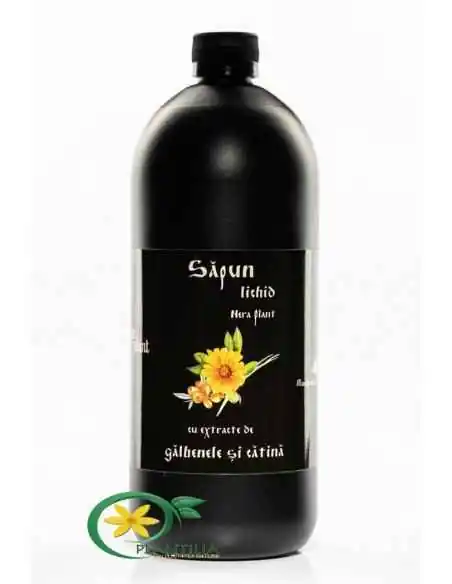 Sapun lichid cu Extracte de Galbenele si Catina  1000ml Nera Plant, Sanatatea pielii
