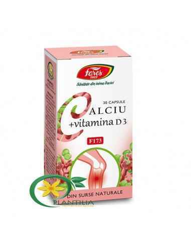 Calciu + Vitamina D3 30 cps Fares
Asigură 100% necesarul zilnic de Calciu și Vitamina D3.Se pot administra și femeilor însărcina