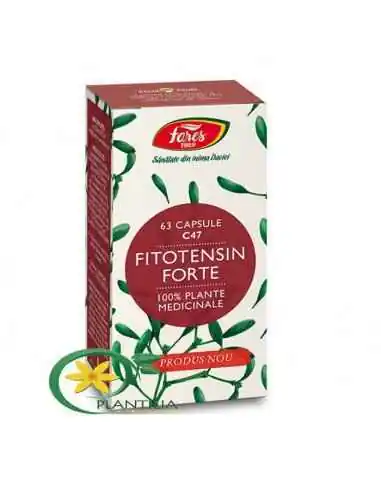 Fitotensin Forte 63 cps Fares, REMEDII NATURISTE