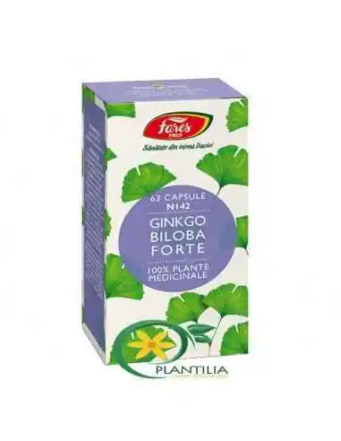 Ginkgo Biloba Forte 63 cps Fares, Sistemul nervos