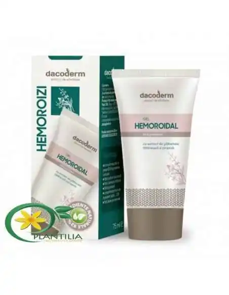 Gel Hemoroidal 75ml Dacia Plant, UNGUENTE/CREME/GELURI