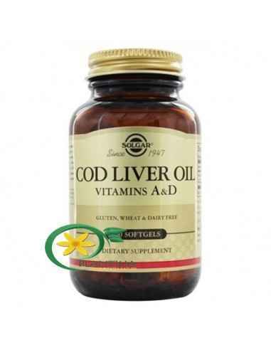 Cod Liver Oil 100 cps Solgar, Stres