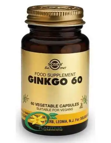 Ginkgo Biloba 60 mg Solgar, Sistemul nervos