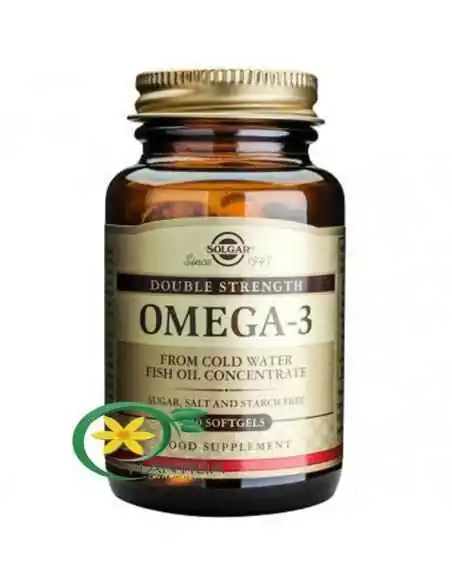 Omega 3 Putere Dubla 60 cps Solgar, REMEDII NATURISTE