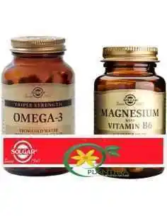 Omega 3 Putere Tripla 50 cps + Magneziu cu B6 100 tablete Solgar, REMEDII NATURISTE