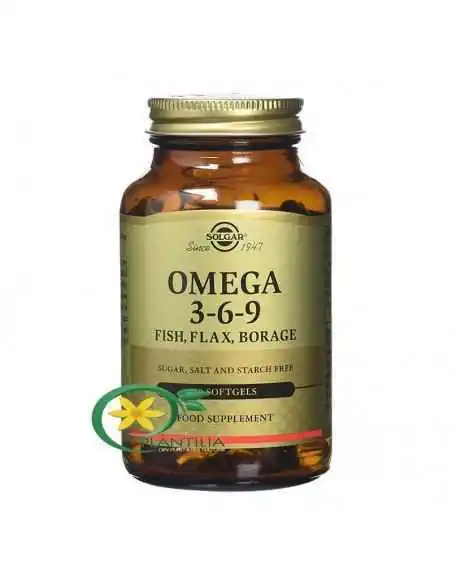 Omega 3-6-9 60 cps Solgar, REMEDII NATURISTE