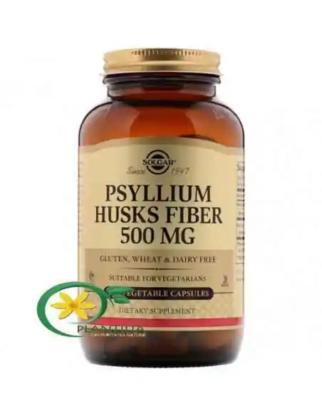 Psyllium Tarate 200 cps Solgar, REMEDII NATURISTE