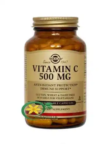 Vitamina C 500 mg 100 cps Solgar, VITAMINE SI MINERALE