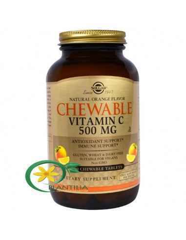 Vitamina C 500 mg cu aroma de portocale 90 comprimate masticabile Solgar

Vitamina C este o vitamină antioxidantă esențială sănă