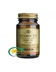 Vitamina D3 1000IU 90 cpr Solgar, VITAMINE SI MINERALE