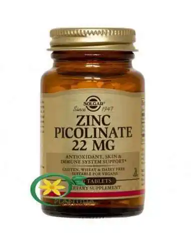 Zinc Picolinate 22mg 100tb Solgar, Sanatatea pielii