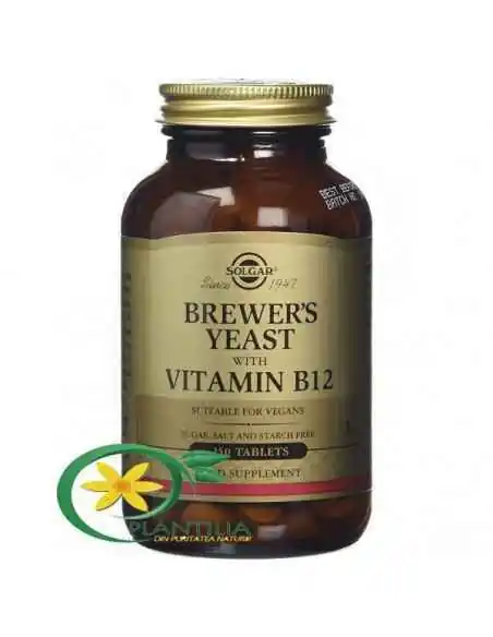 Drojdie de Bere cu Vitamina B12 250 tb Solgar, Stres