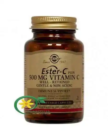 Ester-C Plus 500mg 50 tb Solgar, VITAMINE SI MINERALE