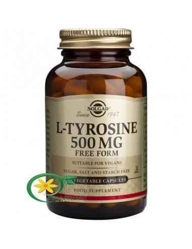 L-Tyrosine (L-tirozina) 500 mg 50 cps Solgar

Tirozina este o componentă a amino zaharurilor proteice și amino lipidelor, cu rol