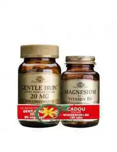 Gentle Iron (Fier) 20 mg + Magneziu cu B6 100 tb Solgar, Stres