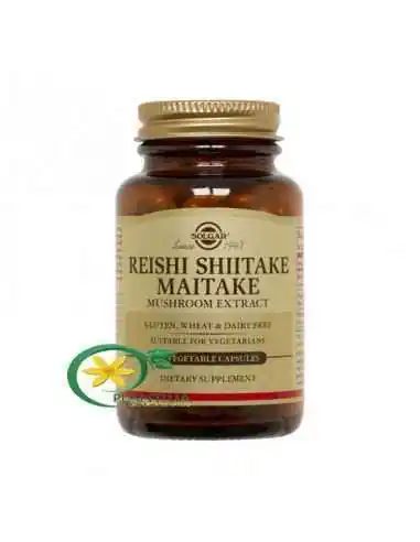 Reishi Shiitake Maitake 50 cps Solgar, Tulburari Hormonale