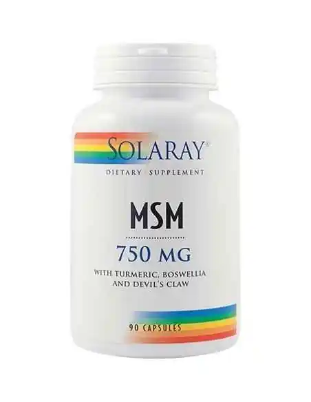 MSM 750mg 90 capsule Solaray, REMEDII NATURISTE