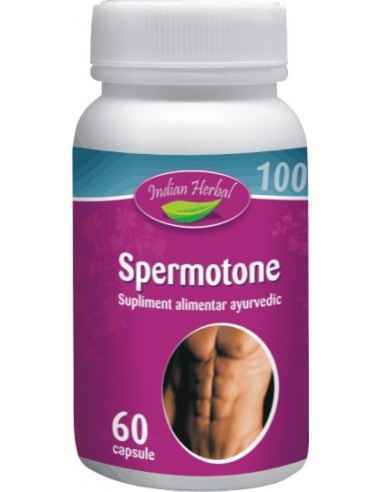 Spermotone 60 cps Indian Herbal, REMEDII NATURISTE