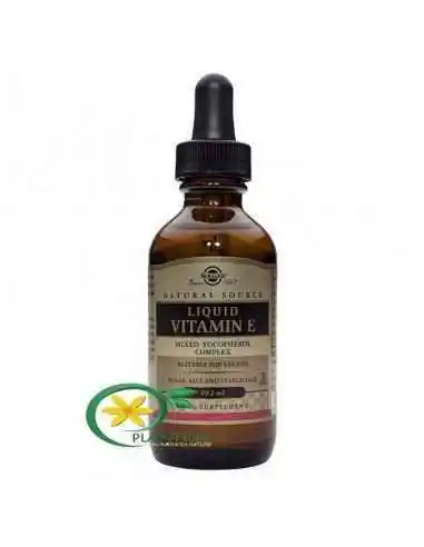 Vitamina E Lichida 59.2 ml Solgar, VITAMINE SI MINERALE