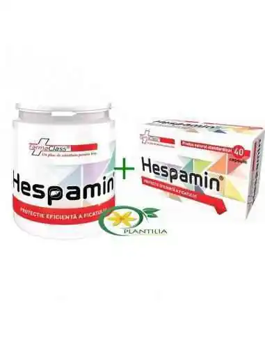 Hespamin 120 cps + Hespamin 40 cps FarmaClass, REMEDII NATURISTE