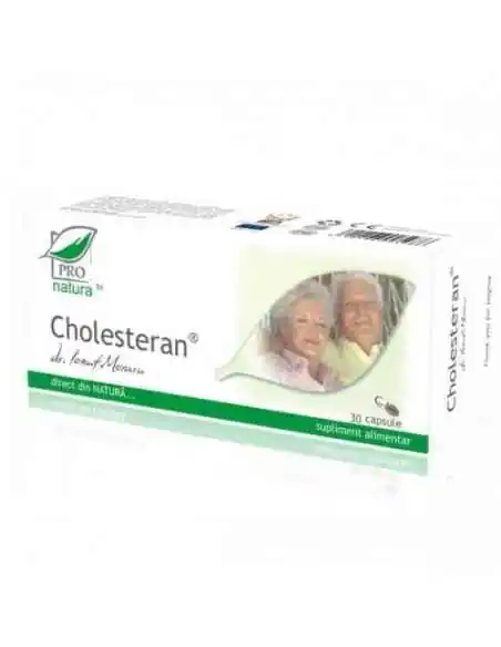 Cholesteran 30 cps Pro natura, REMEDII NATURISTE