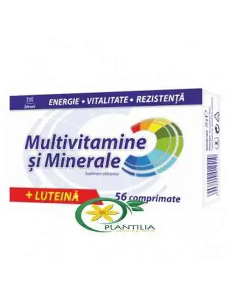 Multivitamine si Minerale +Luteina 56 cpr Zdrovit, VITAMINE SI MINERALE