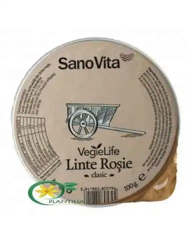 Pate Vegetal de Linte Rosie, REMEDII NATURISTE