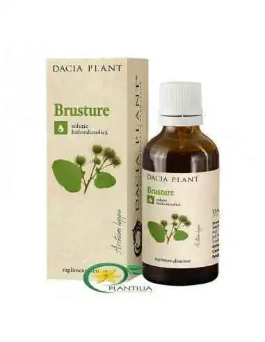 Tinctura Brusture 50ml Dacia Plant, TINCTURI CU ALCOOL