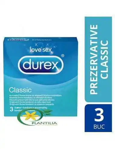 Prezervative Durex Classic 3 buc, Cuplu si Sex