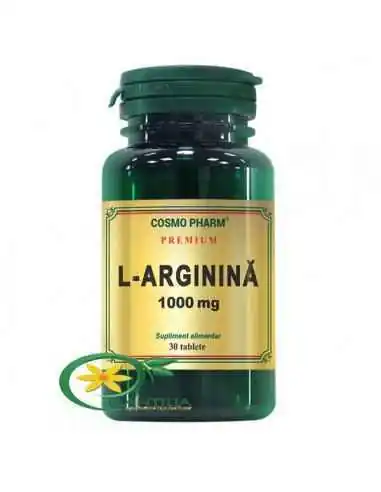 L-Arginina 1000mg 30tb CosmoPharm, REMEDII NATURISTE