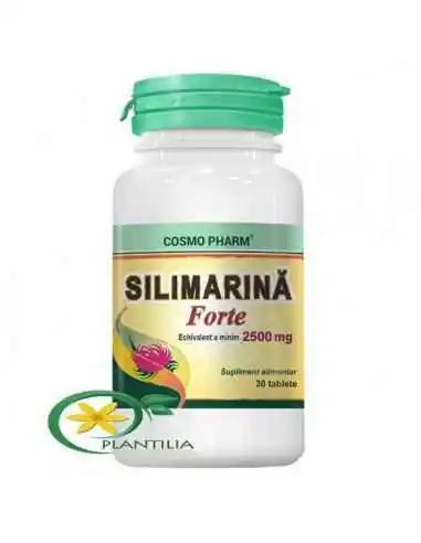 Silimarina Forte 2500mg 30tb CosmoPharm, REMEDII NATURISTE